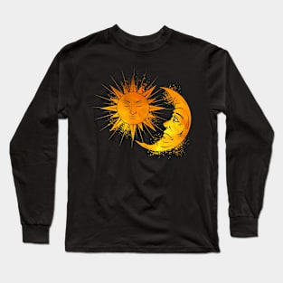 Sun and Moon - Astrology Long Sleeve T-Shirt